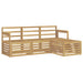 Set de canapele de exterior 4 pcs Alb 189,5 x 122,5 x 73 cm - WALTI WALTI
