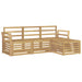 Set de canapele de exterior 4 pcs Alb 193,5 x 122,5 x 73 cm - WALTI WALTI