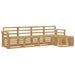 Set de canapele de exterior 5 pcs Alb 253 x 122,5 x 73 cm - WALTI WALTI