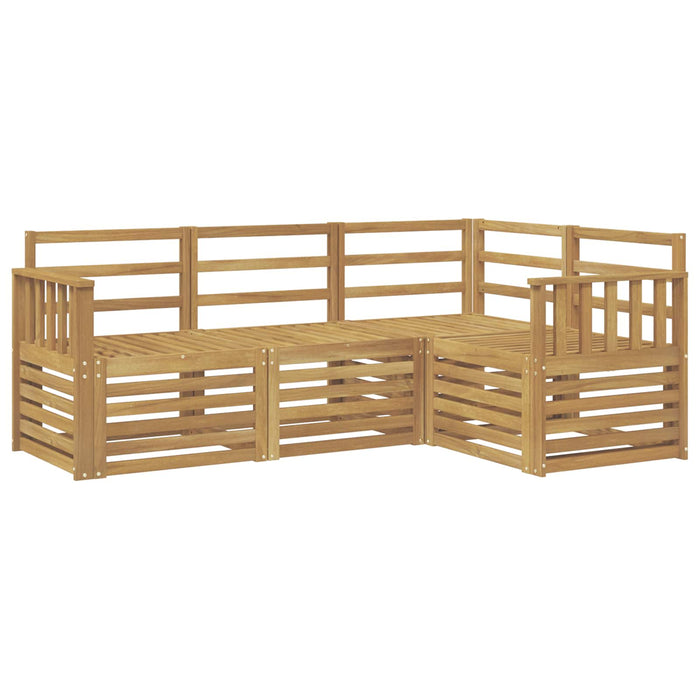 Seturi de canapele 4 pcs Alb 187,5 x 128,5 x 73 cm WALTI