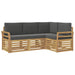 Seturi de canapele 4 pcs Alb și antracit 190 x 130,5 x 73 cm - WALTI WALTI