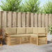 Seturi de canapele 4 pcs Alb și Bej 190 x 130,5 x 73 cm - WALTI WALTI