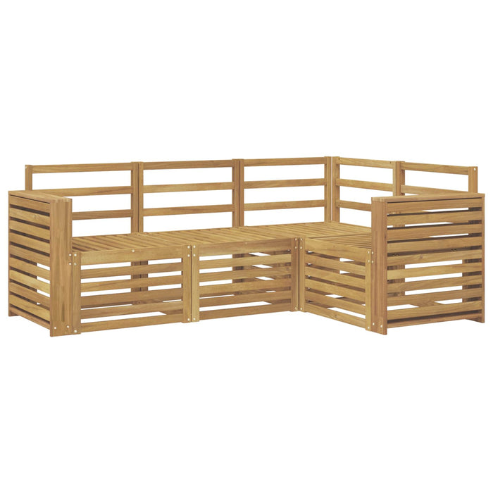 Seturi de canapele 4 pcs Alb 191 x 132,5 x 73 cm WALTI