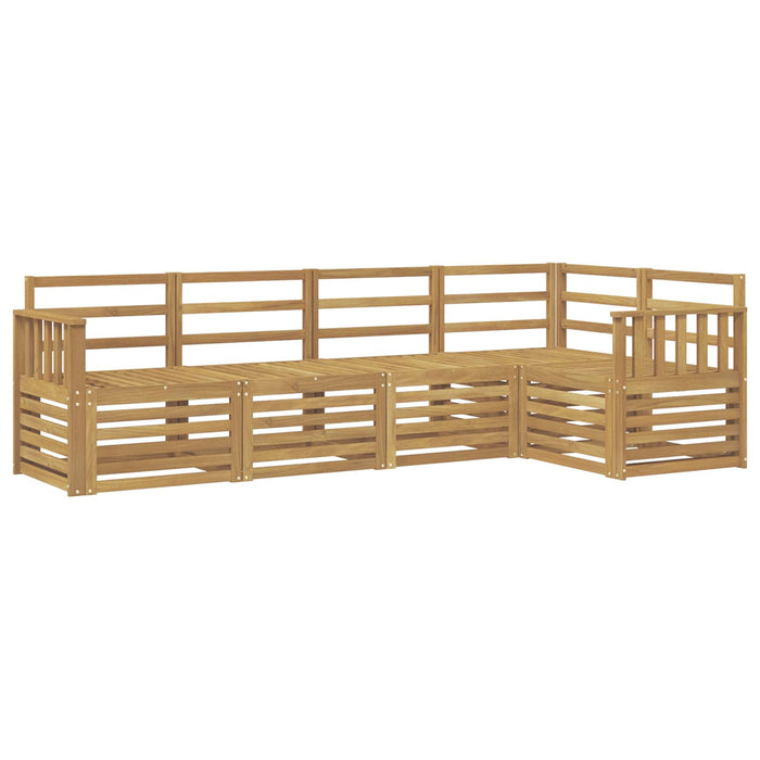 Set de canapele de exterior 5 pcs Alb 247 x 128,5 x 73 cm WALTI