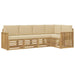 Set de canapele de exterior 5 pcs Alb și Bej - WALTI WALTI