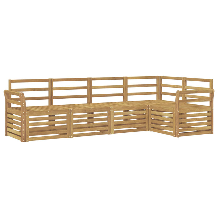Set de canapele de exterior 5 pcs Alb 249 x 130,5 x 73 cm WALTI