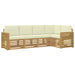 Set de canapele de exterior 5 pcs Alb și crem - WALTI WALTI