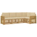 Set de canapele de exterior 5 pcs Alb și Bej - WALTI WALTI