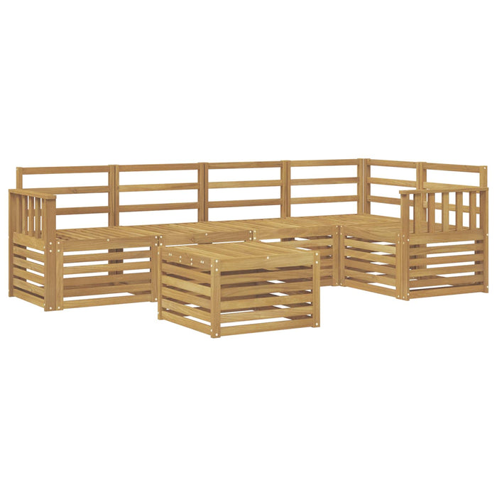 Set de canapele de exterior 6 pcs Alb 59 x 59 x 37 cm WALTI