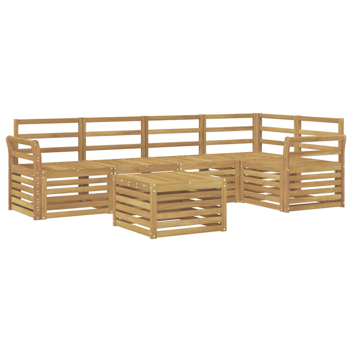 Set de canapele de exterior 6 pcs Alb 59 x 59 x 37 cm WALTI