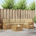 Set de canapele de exterior 6 pcs Alb și Bej 59 x 59 x 37 cm - WALTI WALTI