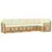 Set de canapele de exterior 6 pcs Alb și crem - WALTI WALTI