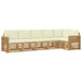 Set de canapele de exterior 6 pcs Alb și crem - WALTI WALTI
