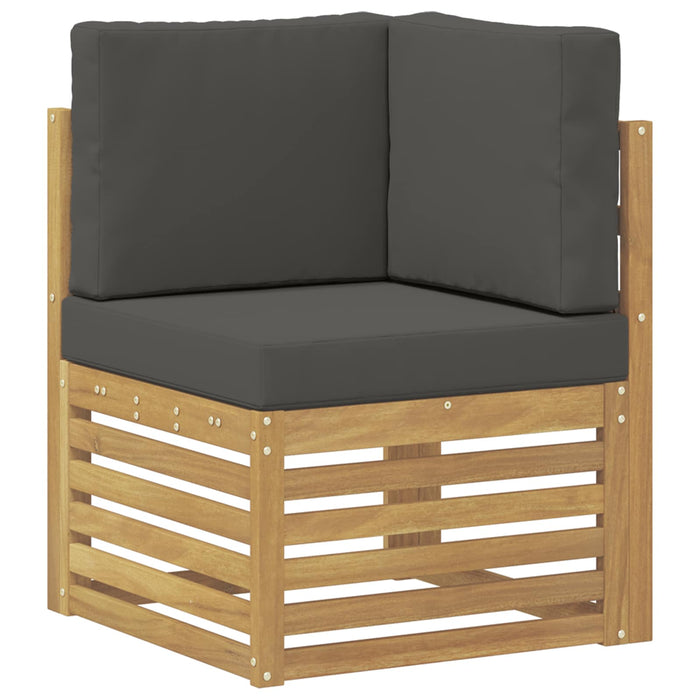 Set de canapele de exterior 8 pcs Alb și antracit WALTI