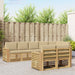 Set de canapele de exterior 8 pcs Alb și Bej - WALTI WALTI