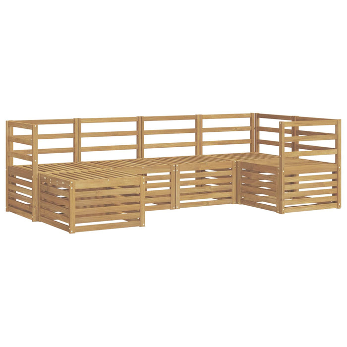 Set de canapele de exterior 6 pcs Alb Poliester WALTI