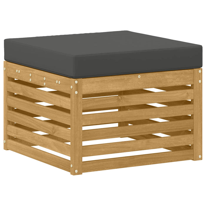 Set de canapele de exterior 6 pcs Alb și antracit Poliester WALTI