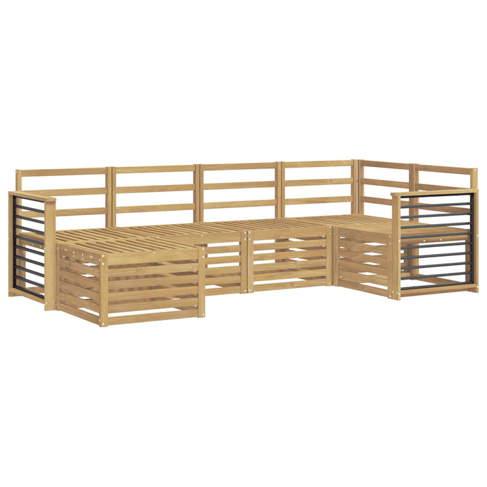 Set de canapele de exterior 6 pcs Alb Poliester WALTI