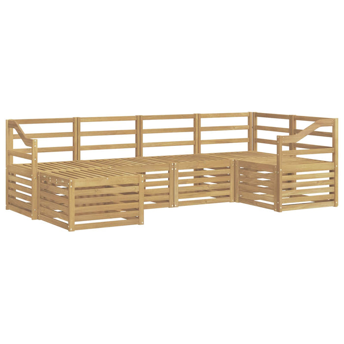 Set de canapele de exterior 6 pcs Alb Poliester WALTI