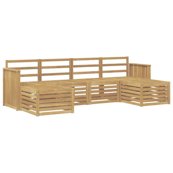 Set de canapele de exterior 6 pcs Alb 249 x 122,5 x 73 cm - WALTI WALTI