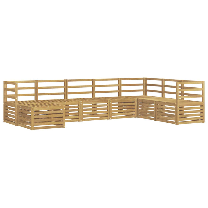 Set de canapele de exterior 8 pcs Alb 304 x 185,5 x 73 cm WALTI