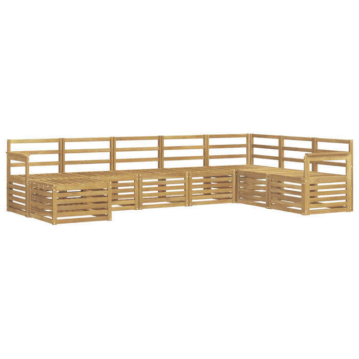Set de canapele de exterior 8 pcs Alb 306 x 187,5 x 73 cm WALTI