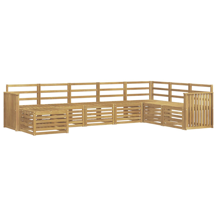 Set de canapele de exterior 8 pcs Alb 306 x 187,5 x 73 cm WALTI