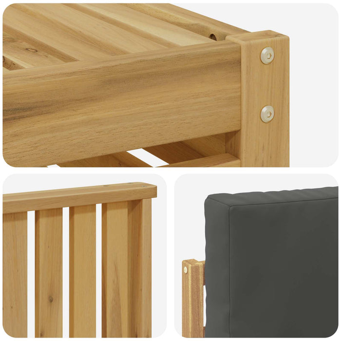 Set de canapele de exterior 8 pcs Alb și antracit WALTI