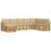 Set de canapele de exterior 8 pcs Alb și Bej - WALTI WALTI