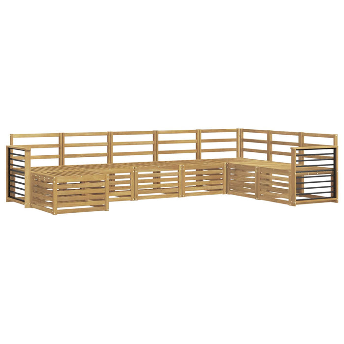 Set de canapele de exterior 8 pcs Alb 306 x 187,5 x 73 cm WALTI