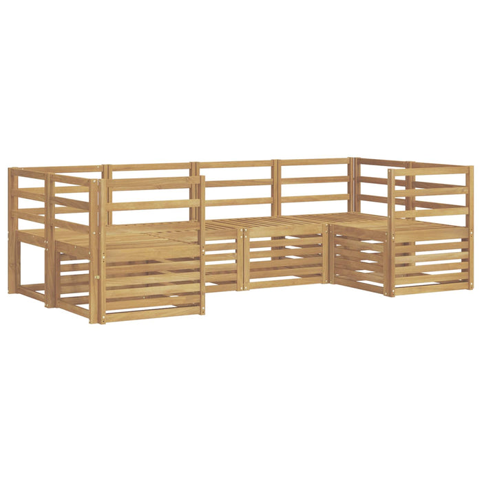 Set de canapele de exterior 6 pcs Alb 245 x 126,5 x 73 cm WALTI