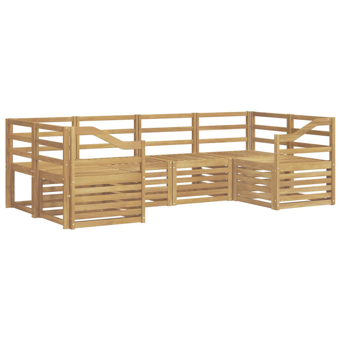 Set de canapele de exterior 6 pcs Alb 245 x 126,5 x 73 cm WALTI