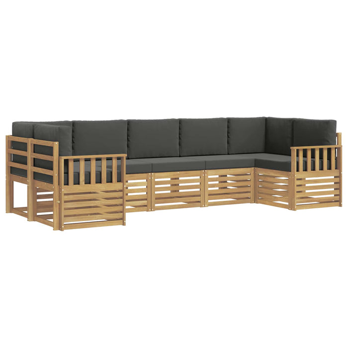 Set de canapele de exterior 6 pcs Alb și Antracit WALTI