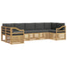 Set canapea sectională 7 pcs Alb și antracit - WALTI WALTI