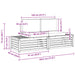 Set de canapele de exterior Alb 182,5 x 63 x 73 cm Poliester - WALTI WALTI