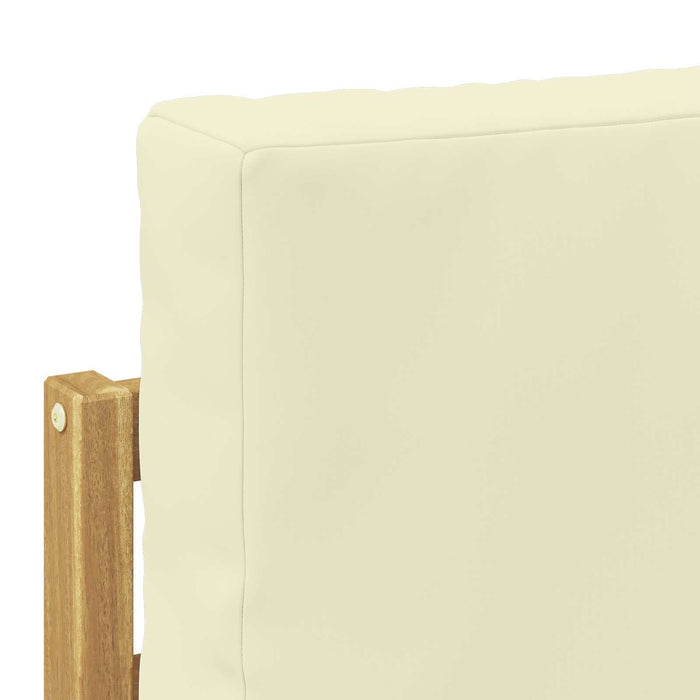 Set de canapele de exterior Alb 59 x 59 x 37 cm Poliester - WALTI WALTI