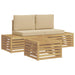 Set de canapele de exterior 4 Bucată - WALTI WALTI
