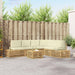 Set de canapele de exterior Alb 59 x 59 x 37 cm Poliester - WALTI WALTI