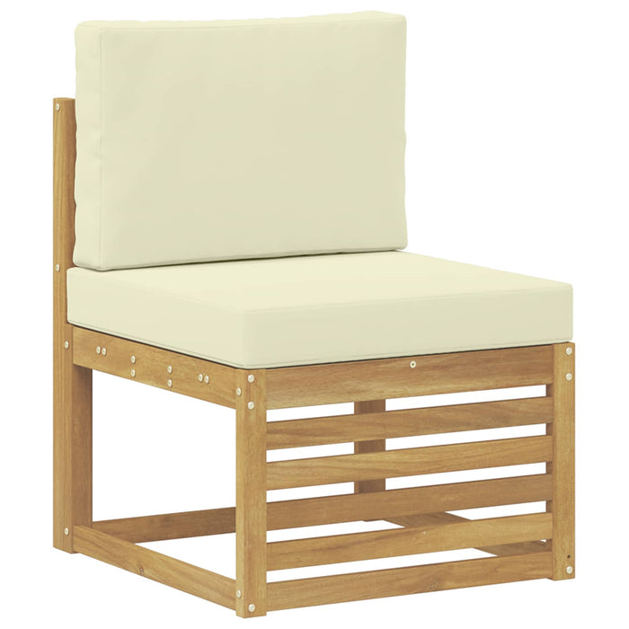 Set de canapele de exterior Alb 59 x 59 x 37 cm Poliester - WALTI WALTI