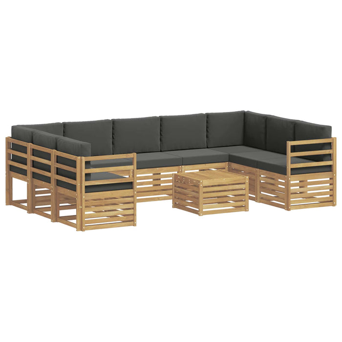 Set de canapele de exterior 8 pcs Alb și Antracit WALTI