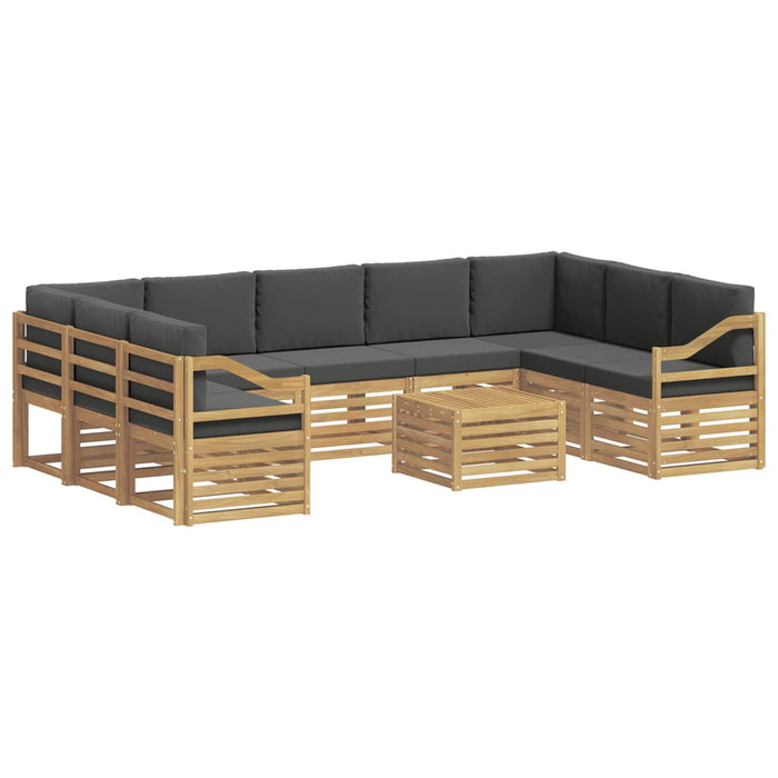 Set de canapele de exterior 8 pcs Alb și Antracit WALTI