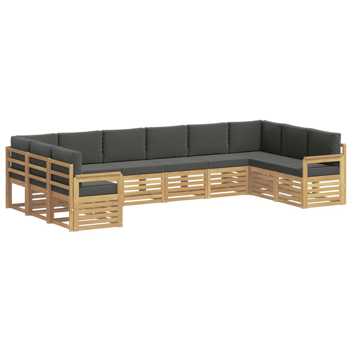 Set de canapele de exterior 7 pcs Alb și Antracit WALTI
