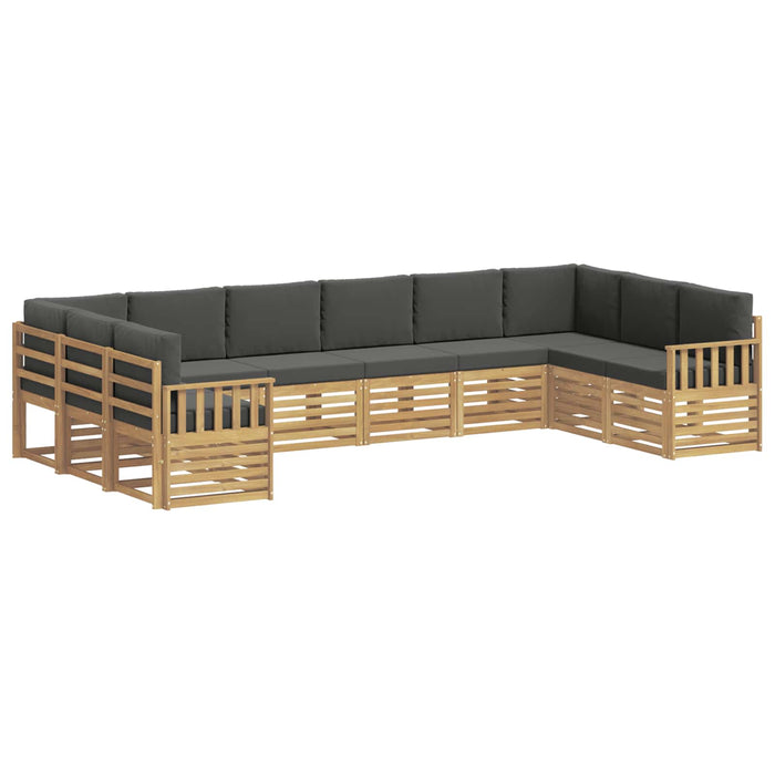 Set de canapele de exterior 7 pcs Alb și Antracit WALTI