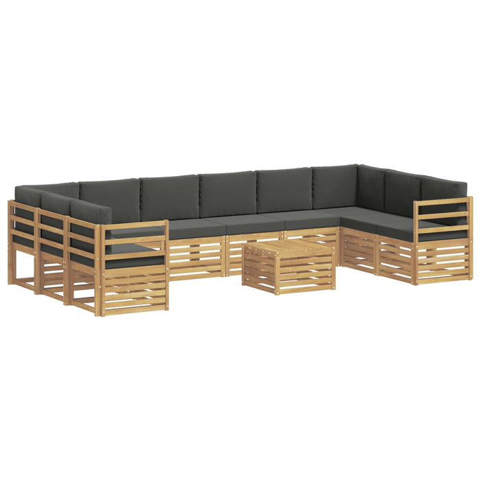 Set de canapele de exterior 8 pcs Alb și Antracit WALTI
