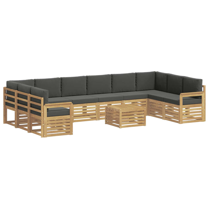 Set de canapele de exterior 8 pcs Alb și Antracit WALTI