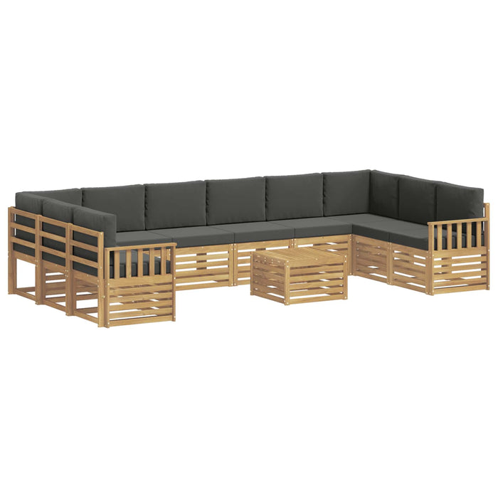 Set de canapele de exterior 8 pcs Alb și Antracit WALTI