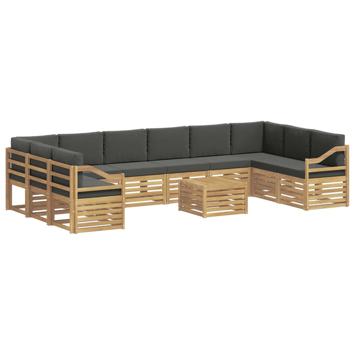 Set de canapele de exterior 8 pcs Alb și Antracit WALTI