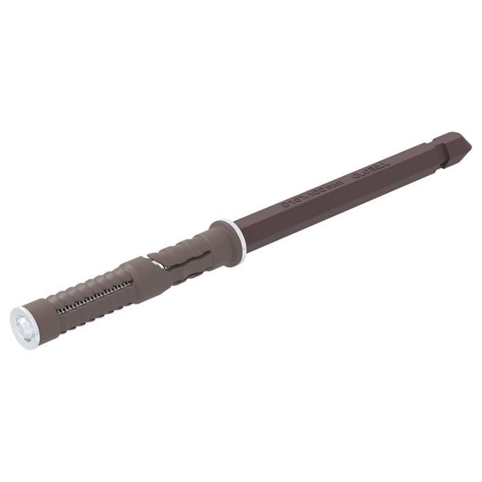 Suporturi pentru rafturi flotante 12 pcs Bej Ø10 x 170 mm Oțel - WALTI WALTI