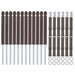 Suporturi pentru rafturi flotante 12 pcs Bej Ø12 x 190 mm Oțel - WALTI WALTI