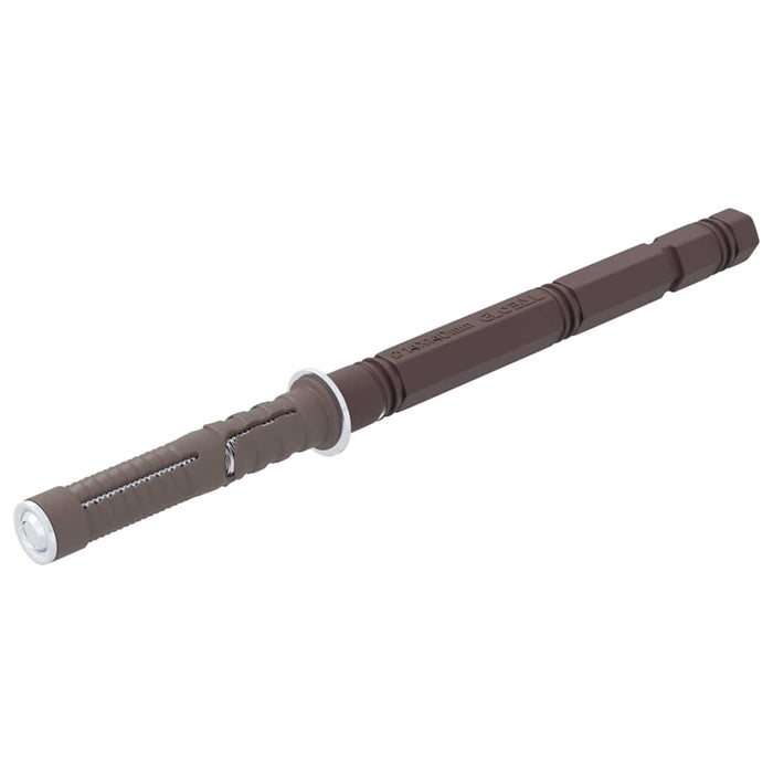 Suporturi pentru rafturi flotante 12 pcs Bej Ø14 x 210 mm Oțel - WALTI WALTI